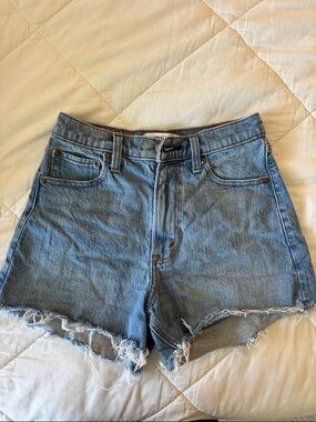 Abercrombie & Fitch Light Blue Denim Cutoff Shorts